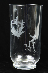 Orrefors Romeo and Juliet vase Otago Museum Collection
